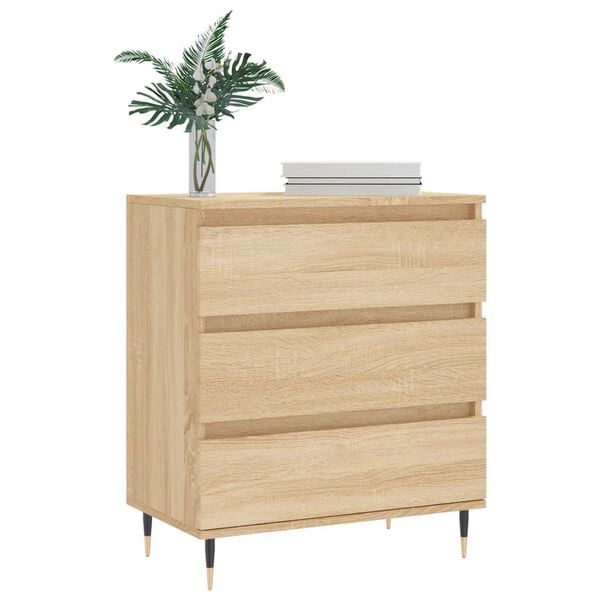 vidaXL Sideboard Sonoma Oak 60x35x70 cm Engineered Wood