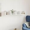 vidaXL Wall Cabinet White 99x18x16.5 cm Engineered Wood