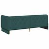 vidaXL Corner Bed Frame with Headboard Dark Green 80 x 200 cm Fabric