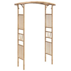vidaXL Rose Arch Bamboo 118x40x187 cm