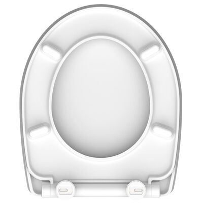 SCHÜTTE Duroplast High Gloss Toilet Seat with Soft-Close CRAZY SKULL
