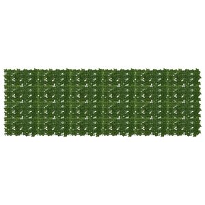 vidaXL Balcony Screen with Leaves Green 300 x 100 cm