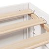 vidaXL Bed Frame without Mattress with Drawers White 90x190 cm Single Solid Wood Pine