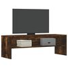vidaXL TV Cabinet Smoked Oak 120x40x40 cm Engineered Wood