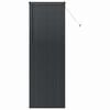 vidaXL Venetian Blinds Black 220 x 75 cm Aluminium