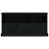 vidaXL TV Cabinet Black 100x35x50 cm Engineered Wood