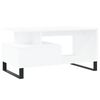 vidaXL Coffee Table White 90x49x45 cm Engineered Wood