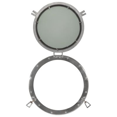 vidaXL Porthole Mirror Wall Hanging Ø50 cm Aluminium and Glass