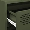 vidaXL Sideboard&nbsp;Olive Green 68x39x73.5 cm Cold-rolled Steel