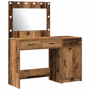 vidaXL Dressing Table 2 pcs Brown 40 x 41 x 75 cm Engineered wood