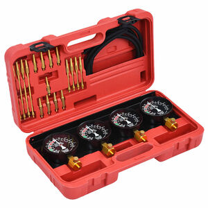 vidaXL Carburetor Vacuum Synchronizer Gauge Tool Kit