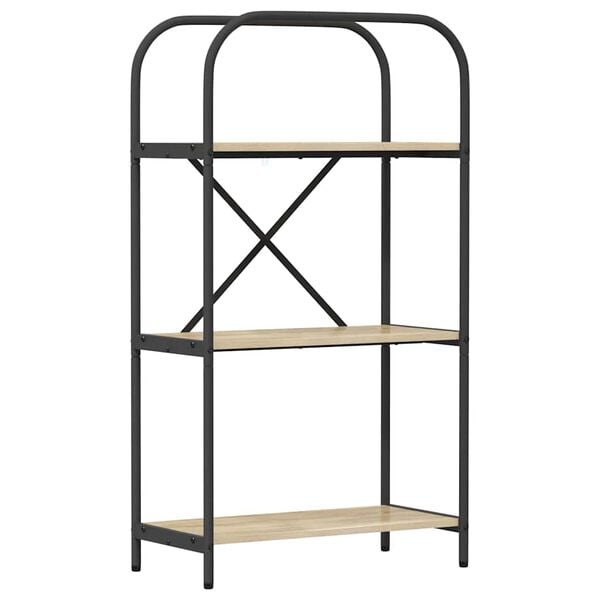 vidaXL Bookshelf Sonoma Oak 60 x 30 x 109 cm Engineered wood