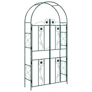 vidaXL Garden Arch Green 115 x 37 x 226 cm Steel