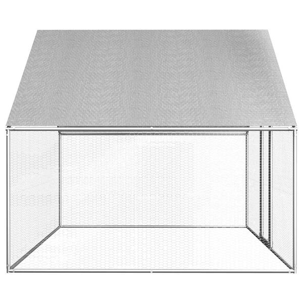 vidaXL Outdoor Chicken Cage 2.75x2x1.92 m Galvanised Steel