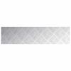 vidaXL Stair Tread Rectangular 2 pcs Silver 100 x 25 cm Aluminium