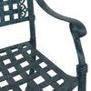 vidaXL Garden Table Set 3 pcs Green Cast Aluminium