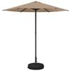 vidaXL Garden Parasol with Base 230 x 230 cm Polyester Rectangular