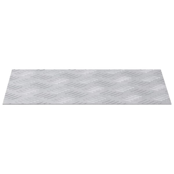 vidaXL Stair Tread Rectangular 2 pcs Silver 40 x 30 cm Aluminium