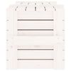 vidaXL Storage Box White 91x40.5x42 cm Solid Wood Pine