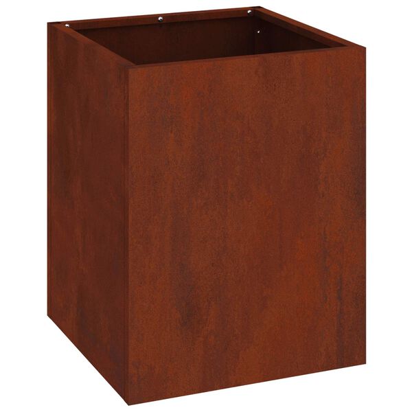 vidaXL Garden Planter Weathering Steel 32 x 32 x 40 cm