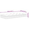 vidaXL Pocket Spring Mattress Medium 90x200 cm