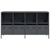 vidaXL Sideboard Anthracite 135x39x73.5 cm Cold-rolled Steel