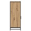 vidaXL Bathroom Furniture Set with Door Artisan Oak 35 x 37.5 x 100 cm