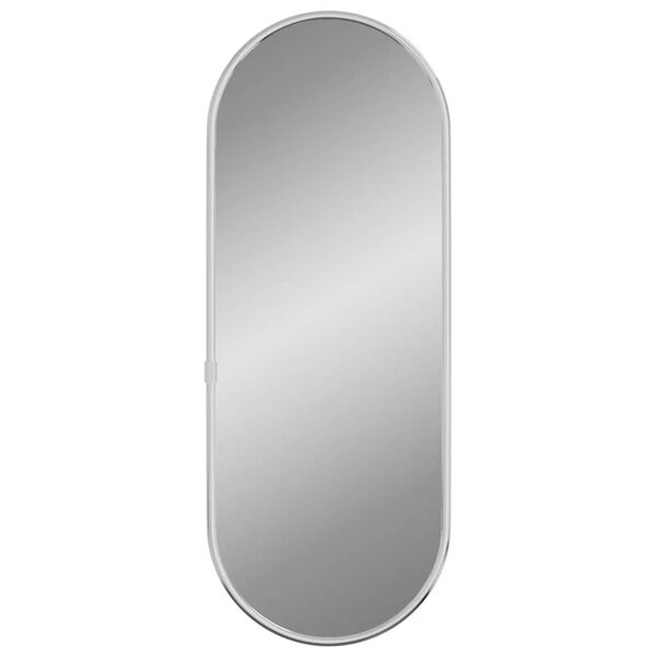 vidaXL Wall Mirror Silver 40x15 cm Oval