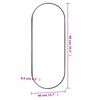vidaXL Wall Mirror 40x90 cm Glass Oval