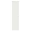 vidaXL Parcel Drop Box White 44.5 x 29 x 110.5 cm Steel