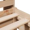 vidaXL Bookcase Bed without Mattress 75x190 cm Small Single Solid Wood Pine