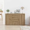 vidaXL Sideboard Artisan Oak 120 x 36 x 69 cm Engineered Wood
