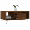 vidaXL Coffee Table Brown Oak 90x50x36.5 cm Engineered Wood