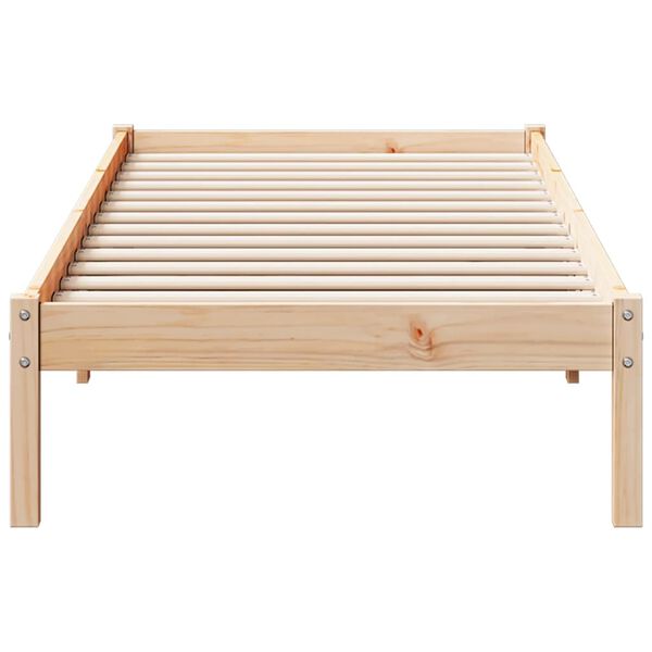 vidaXL Extra Long Bed Frame without Mattress 80x220 cm Solid Wood Pine