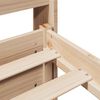 vidaXL Bed Frame with Headboard without Mattress 200x200 cm