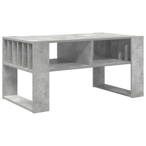 vidaXL Coffee Table Concrete Grey 92 x 49.5 x 45 cm Engineered Wood