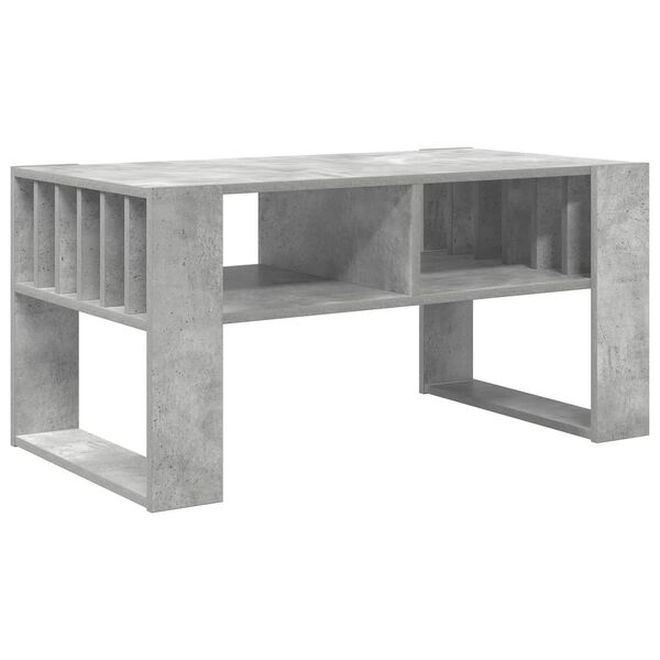 vidaXL Coffee Table Concrete Grey 92 x 49.5 x 45 cm Engineered Wood