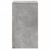vidaXL Bedside Cabinet with LED Lights Concrete Grey Engineered Wood