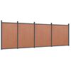 vidaXL Fence Panel Brown 699x186 cm WPC