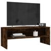 vidaXL TV Cabinet Smoked Oak 100x40x40 cm Engineered Wood