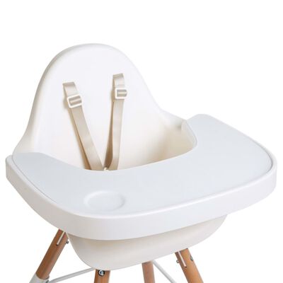CHILDHOME Silicone Feeding Tray with Cover Evolu White