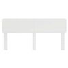 vidaXL Headboard White 200 cm Engineered wood