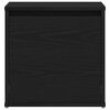 vidaXL Chest of Drawers Black Oak 40.5 x 40 x 40 cm Engineered Wood