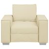 vidaXL Sofa Cream 99 x 78 x 84 cm Fabric