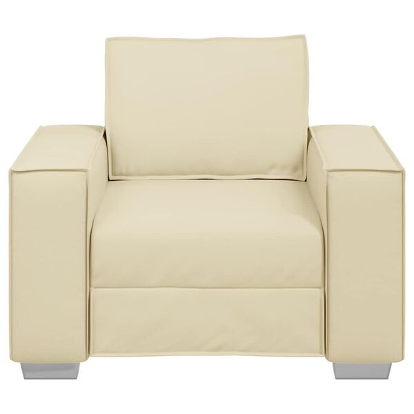 vidaXL Sofa Cream 99 x 78 x 84 cm Fabric