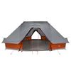 vidaXL Family Tipi Tent Tipi Grey and Orange 680 x 430 x 270 cm