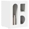 vidaXL Bedside Table White 40 x 35 x 50 cm Engineered Wood