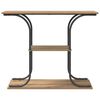 vidaXL Console Table Artisan Oak 101 x 35 x 80.5 cm Engineered Wood