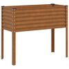 vidaXL Garden Planter Rusty 100 x 41 x 90 cm Galvanised Steel