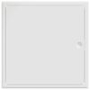 vidaXL Access Panel White 43 x 43 x 3 cm Steel